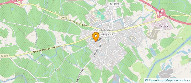 localisation de l'entreprise FILIA ACCOR AUTO  SAINT-ANDRE-DE-SANGONIS