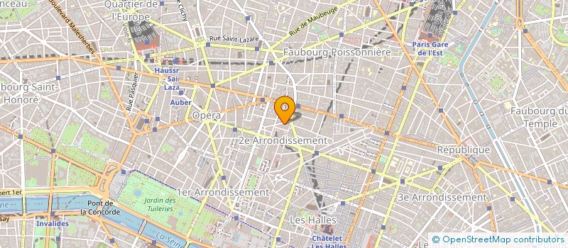 localisation de l'entreprise FILIA CBP TP à PARIS