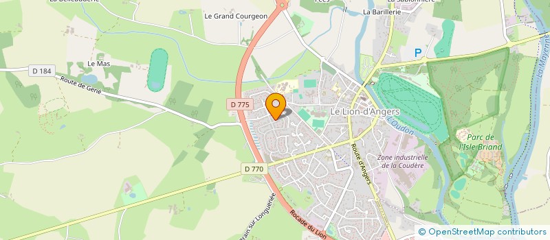 localisation de l'entreprise FILIADOXA à LONGUENEE-EN-ANJOU