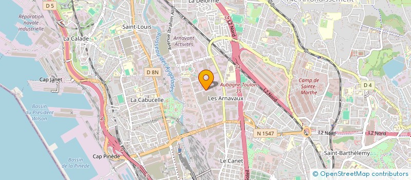 localisation de l'entreprise FILIALE DISTRIBUTION SUD EST à MARSEILLE