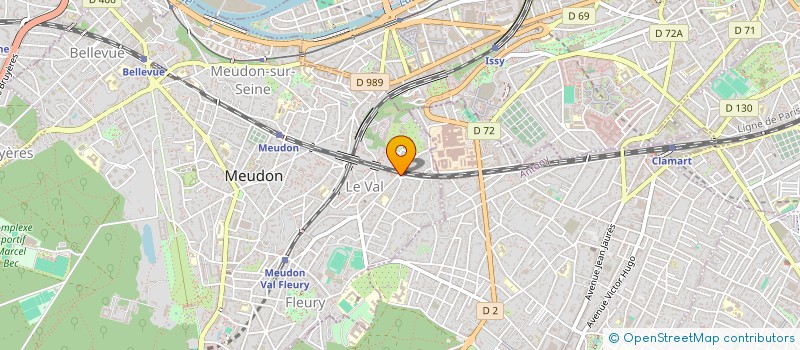 localisation de l'entreprise FILIALES AUTOMOBILES  MEUDON