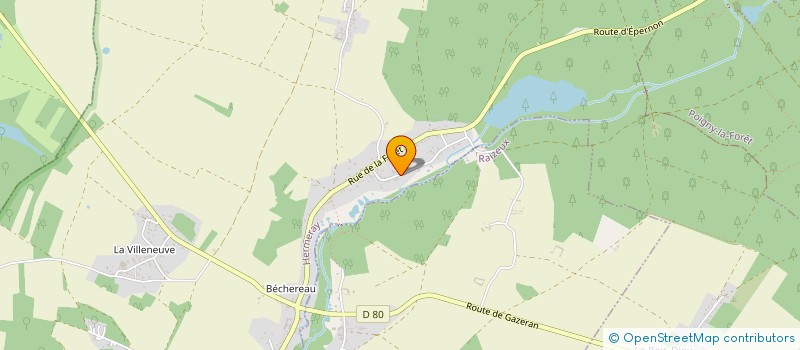 localisation de l'entreprise FILIATER  POIGNY-LA-FORET