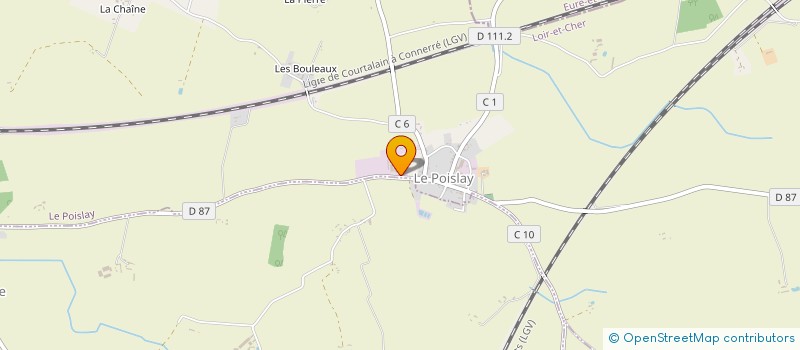 localisation de l'entreprise FILIERE BOIS 41  LE POISLAY