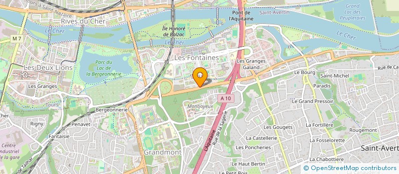 localisation de l'entreprise FILIERE PORC ET RILLETTES DE TOURS à TOURS