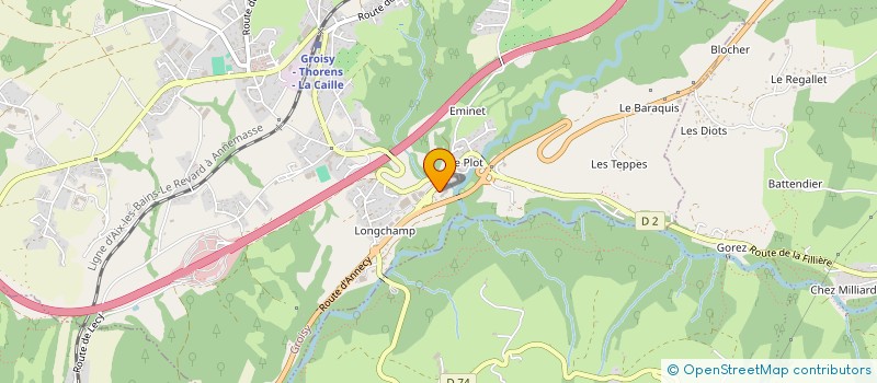 localisation de l'entreprise FILIERE TRANSPORT BOIS SAS à GROISY