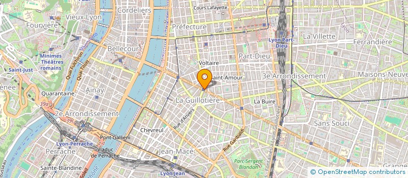 localisation de l'entreprise FILIGRANE - EXPRESSIONS ARTISTIQUES ET CULTURELLES à LYON