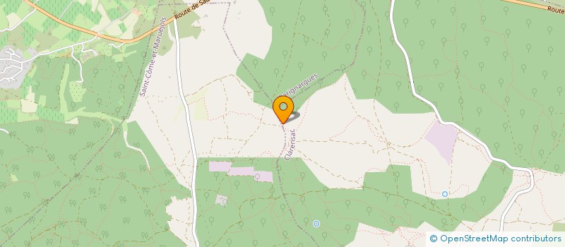 localisation de l'entreprise FILIGREE  CLARENSAC