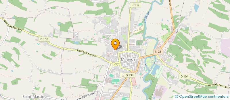 localisation de l'entreprise FILII TERRA  SAINT-MEDARD