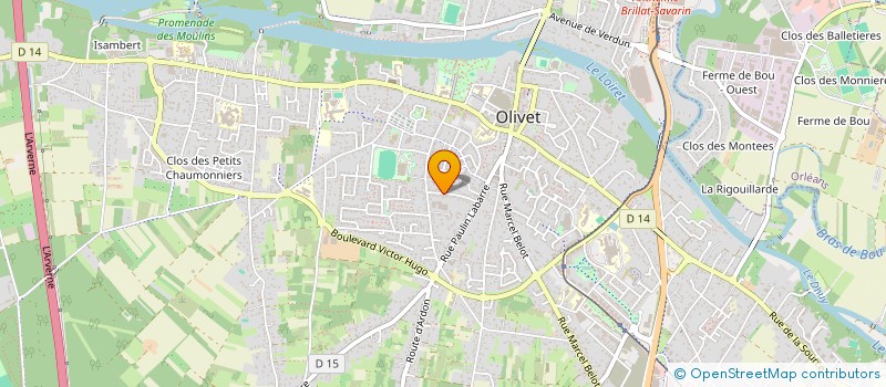 localisation de l'entreprise FILIMAGES à OLIVET