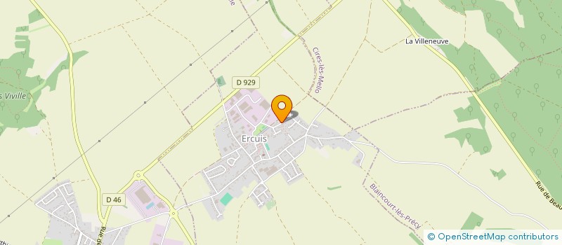 localisation de l'entreprise FILIMAT  ERCUIS