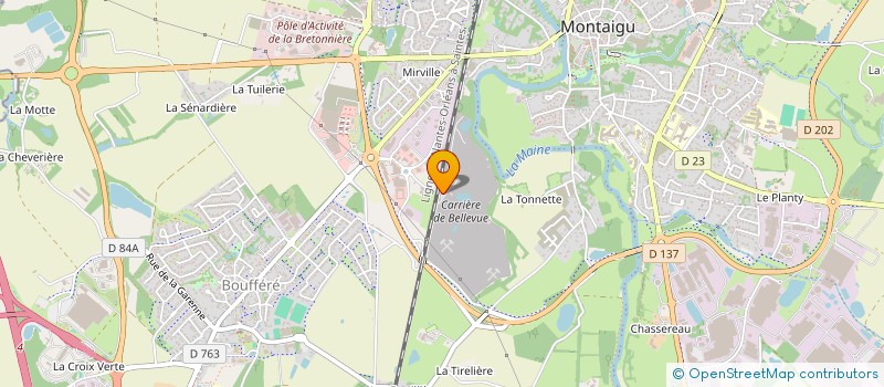 localisation de l'entreprise FILINA à MONTAIGU-VENDEE