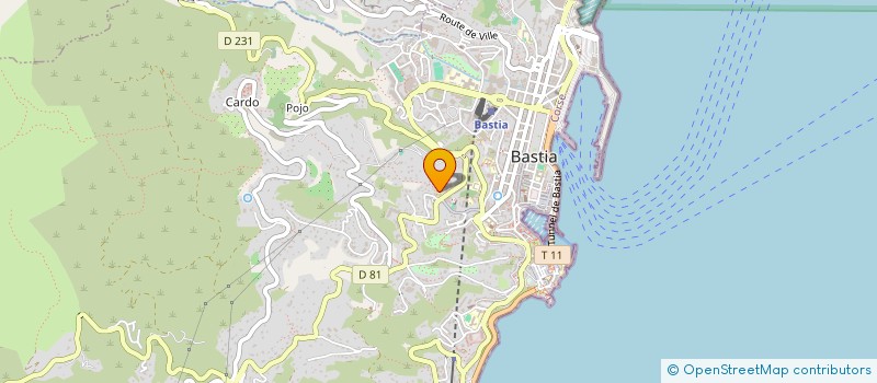 localisation de l'entreprise FILINEG à BASTIA