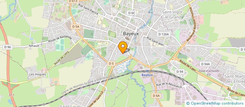 localisation de l'entreprise FILINTUS GRAND OUEST  BAYEUX