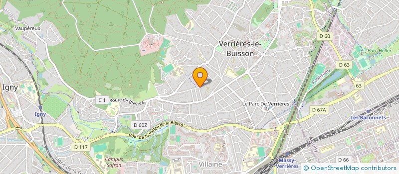 localisation de l'entreprise FILIOS-ISS4 à VERRIERES-LE-BUISSON