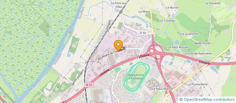 localisation de l'entreprise FILIPE OUEST  ECOUFLANT