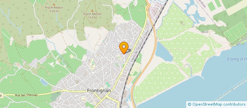 localisation de l'entreprise FILIPE SCARABELLI à FRONTIGNAN