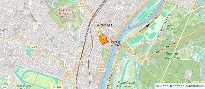 localisation de l'entreprise FILIPON à SURESNES