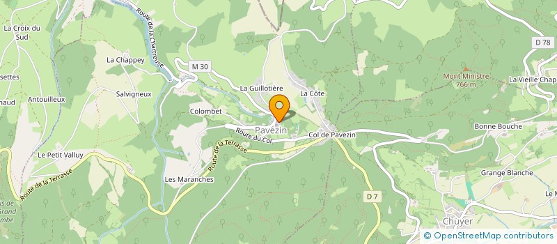 localisation de l'entreprise FILIPPI CONSTRUCTION  PAVEZIN