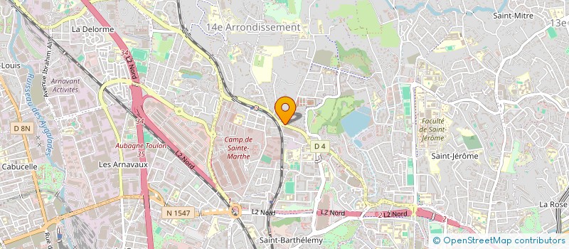 localisation de l'entreprise FILIPPI IMMOBILIERS à MARSEILLE