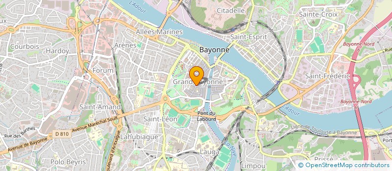 localisation de l'entreprise FILIPPINI DIFFUSION à BAYONNE
