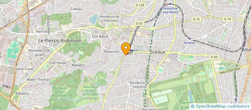 localisation de l'entreprise FILIUS NOVA à SCEAUX