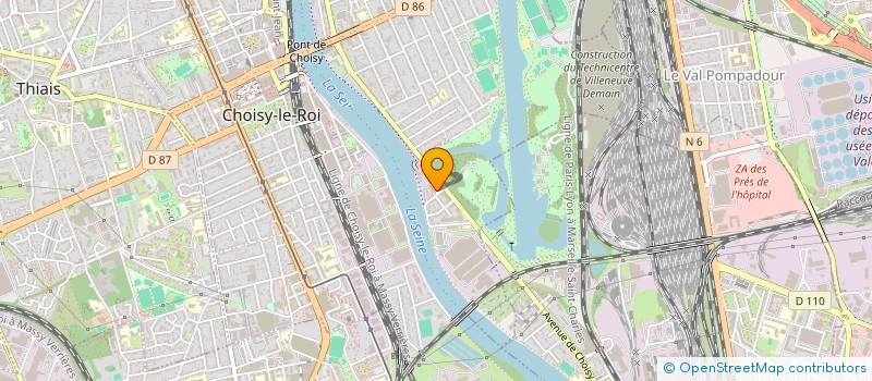 localisation de l'entreprise FILL UP  CHOISY-LE-ROI