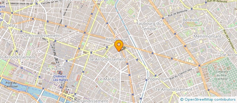 localisation de l'entreprise FILLANDISES à PARIS