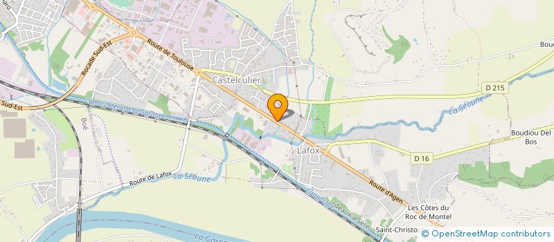 localisation de l'entreprise FILLASTRE  LAFOX