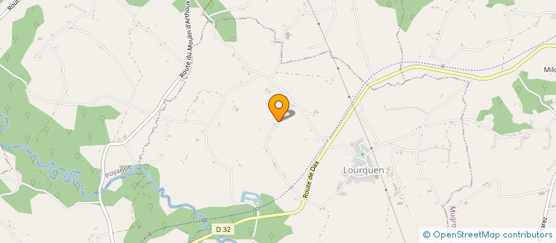 localisation de l'entreprise FILLATRE  LOURQUEN