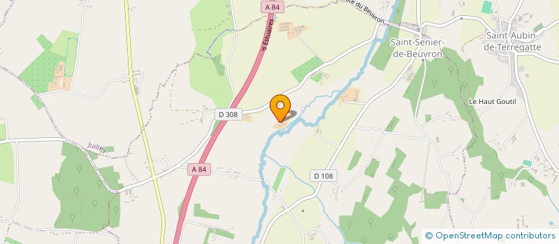 localisation de l'entreprise FILLATRE  SAINT-SENIER-DE-BEUVRON