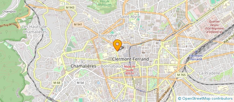 localisation de l'entreprise FILLES DE LA CHARITE à CLERMONT-FERRAND