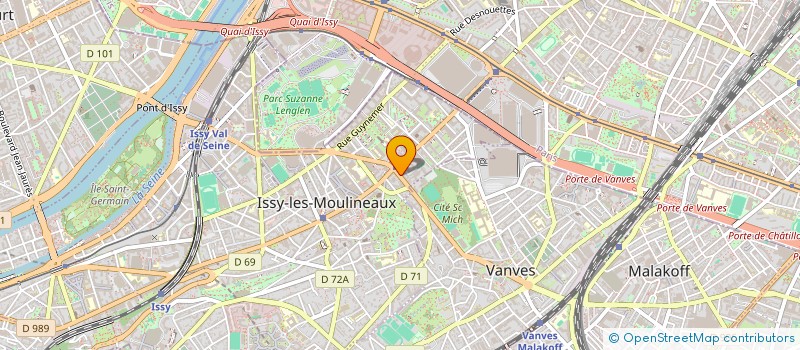 localisation de l'entreprise FILLES DE PUB à ISSY-LES-MOULINEAUX