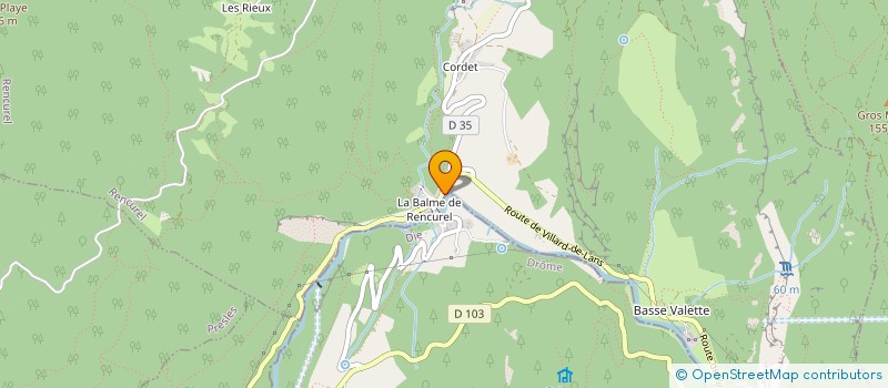 localisation de l'entreprise FILLET-COCHE à RENCUREL