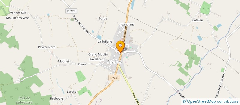 localisation de l'entreprise FILLIA  SEYCHES