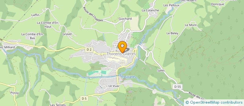 localisation de l'entreprise FILLIERE ENERGIE  FILLIERE