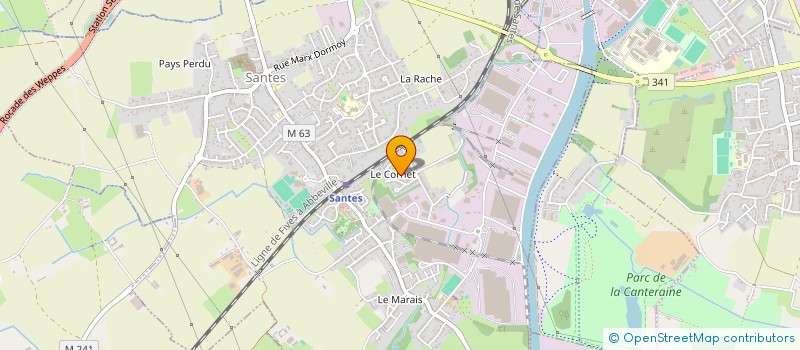 localisation de l'entreprise FILLION  WATTRELOS