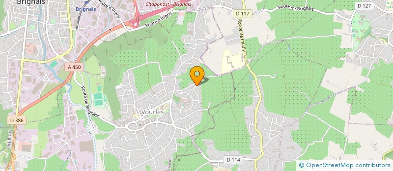 localisation de l'entreprise FILLIW  VOURLES