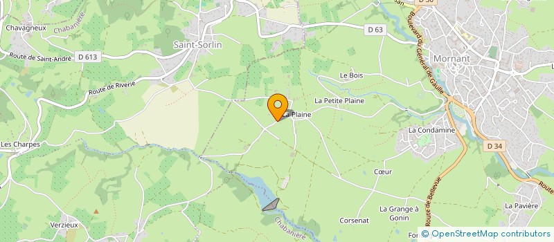 localisation de l'entreprise FILLON  CHABANIERE