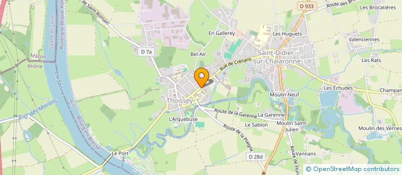 localisation de l'entreprise FILLON INVEST à SAINT-BERNARD