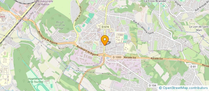 localisation de l'entreprise FILLON LABORATOIRE DE PROTHESES DENTAIRES à ANGOULEME