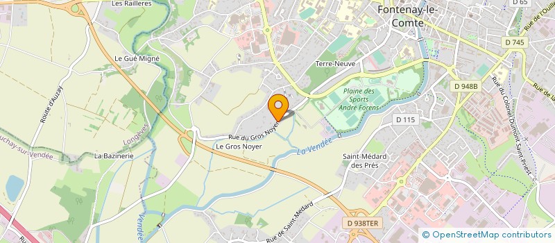 localisation de l'entreprise FILLONNEAU INVESTISSEMENTS à FONTENAY-LE-COMTE