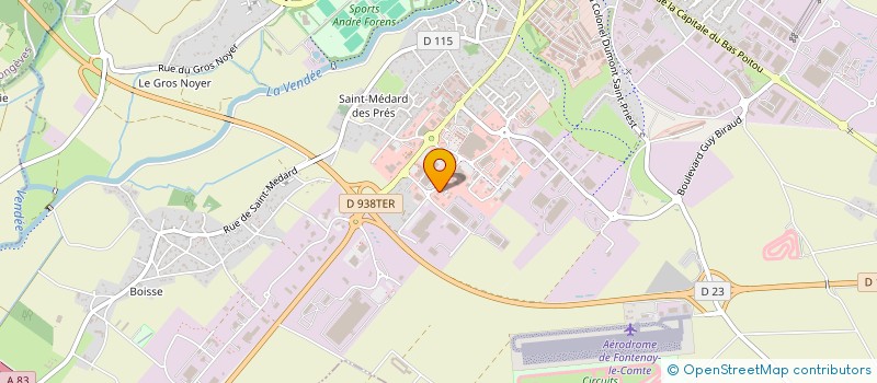 localisation de l'entreprise FILLONNEAU MENAGER à FONTENAY-LE-COMTE