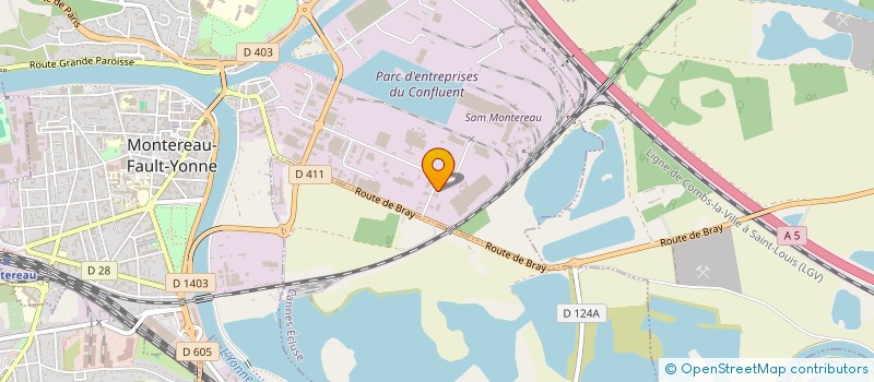 localisation de l'entreprise FILM ARGENT  MONTEREAU-FAULT-YONNE