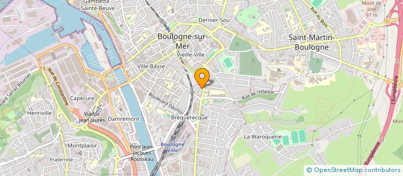 localisation de l'entreprise FILM EN COURT  BOULOGNE-SUR-MER