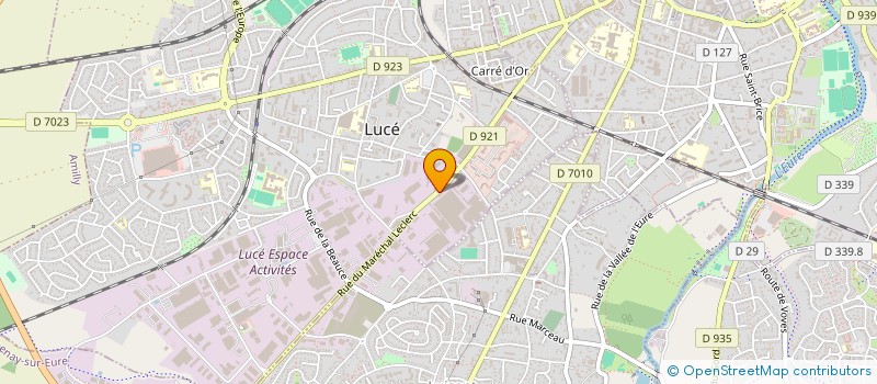localisation de l'entreprise FILMA FRANCE à LUCE