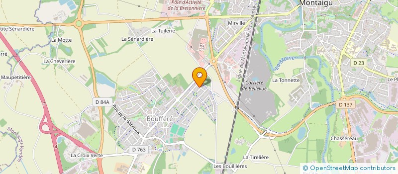 localisation de l'entreprise FILMAD à MONTAIGU-VENDEE