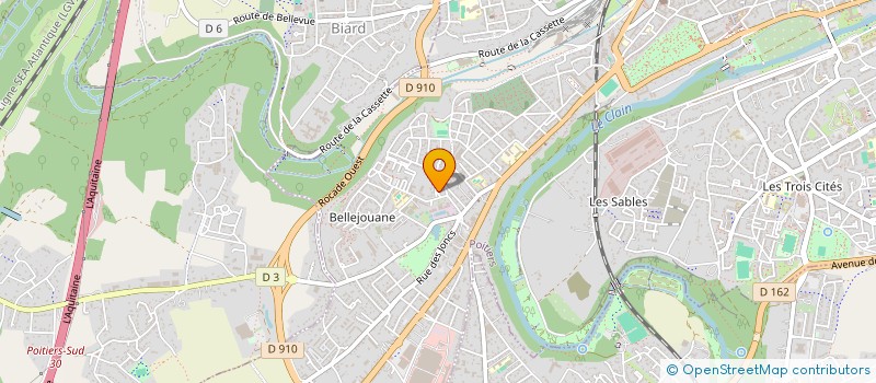 localisation de l'entreprise FILMADOC à POITIERS