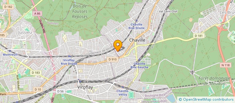 localisation de l'entreprise FILMAGINE à CHAVILLE
