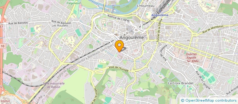 localisation de l'entreprise FILMAGORA à ANGOULEME