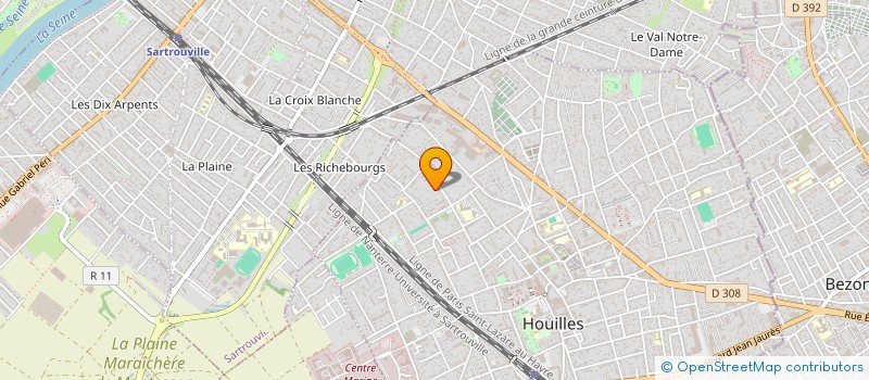 localisation de l'entreprise FILMAN à HOUILLES